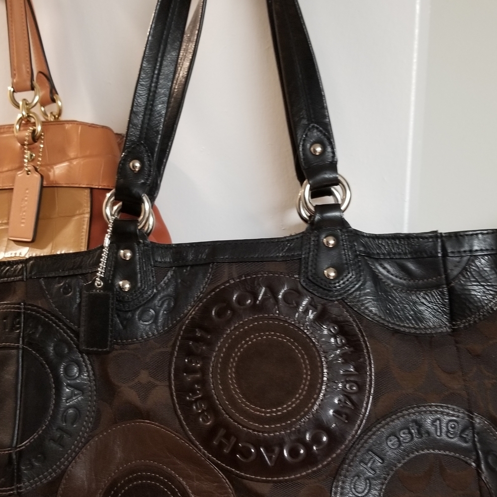 Used - Excellent Condition - Brown/Black Coach Purse